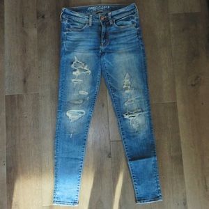 AE Super Stretch skinny Jeans with Rips
